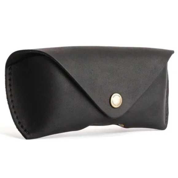 Portland Leather Goods Sunglasses Case Smooth Snap Closure Brand New - Picture 2 of 9